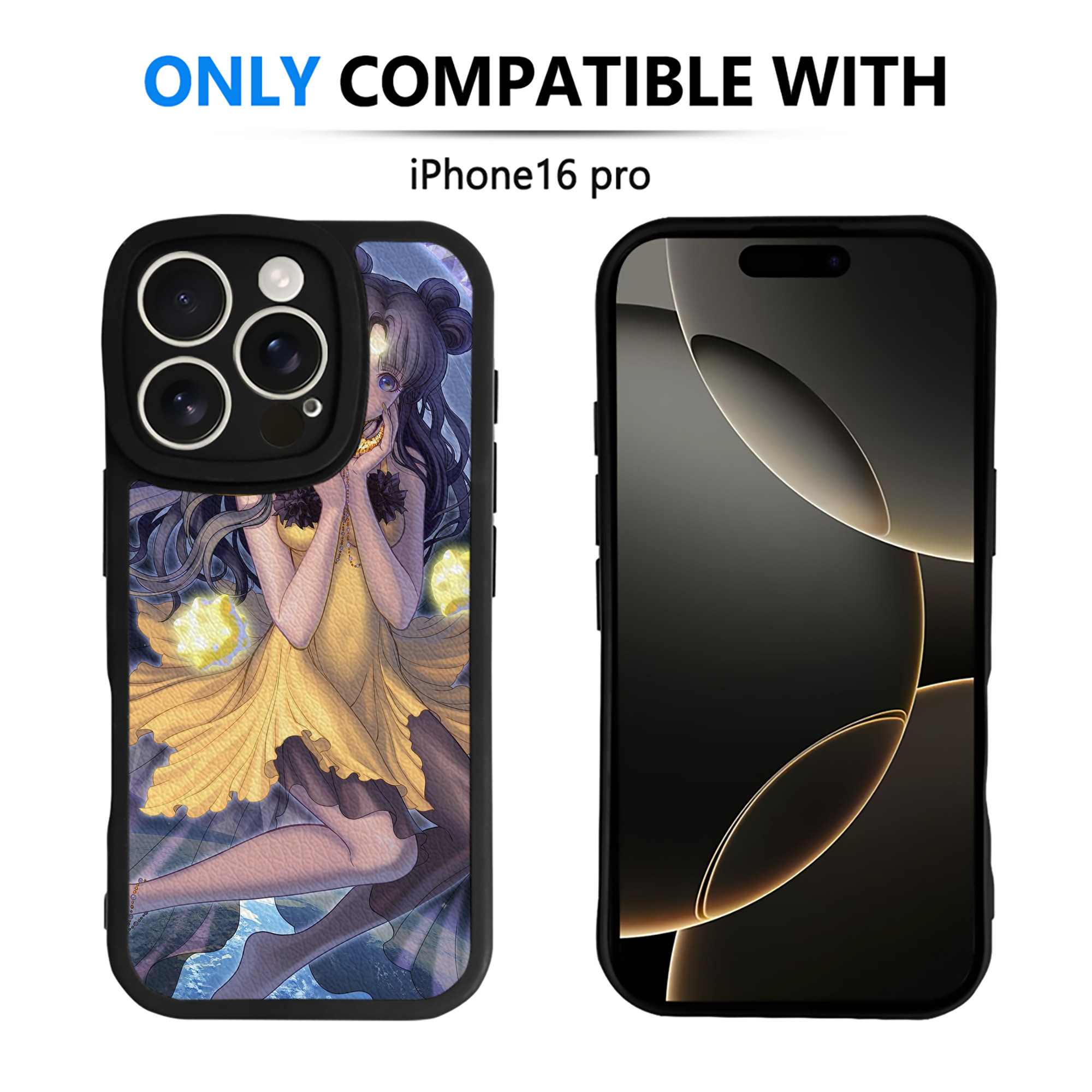 （画像用） 美少女戦士セーラームーン Sailor Moon 【iPhone 16シリーズ対応】シリコンスマホケース（レザー調） 材質：シリコン